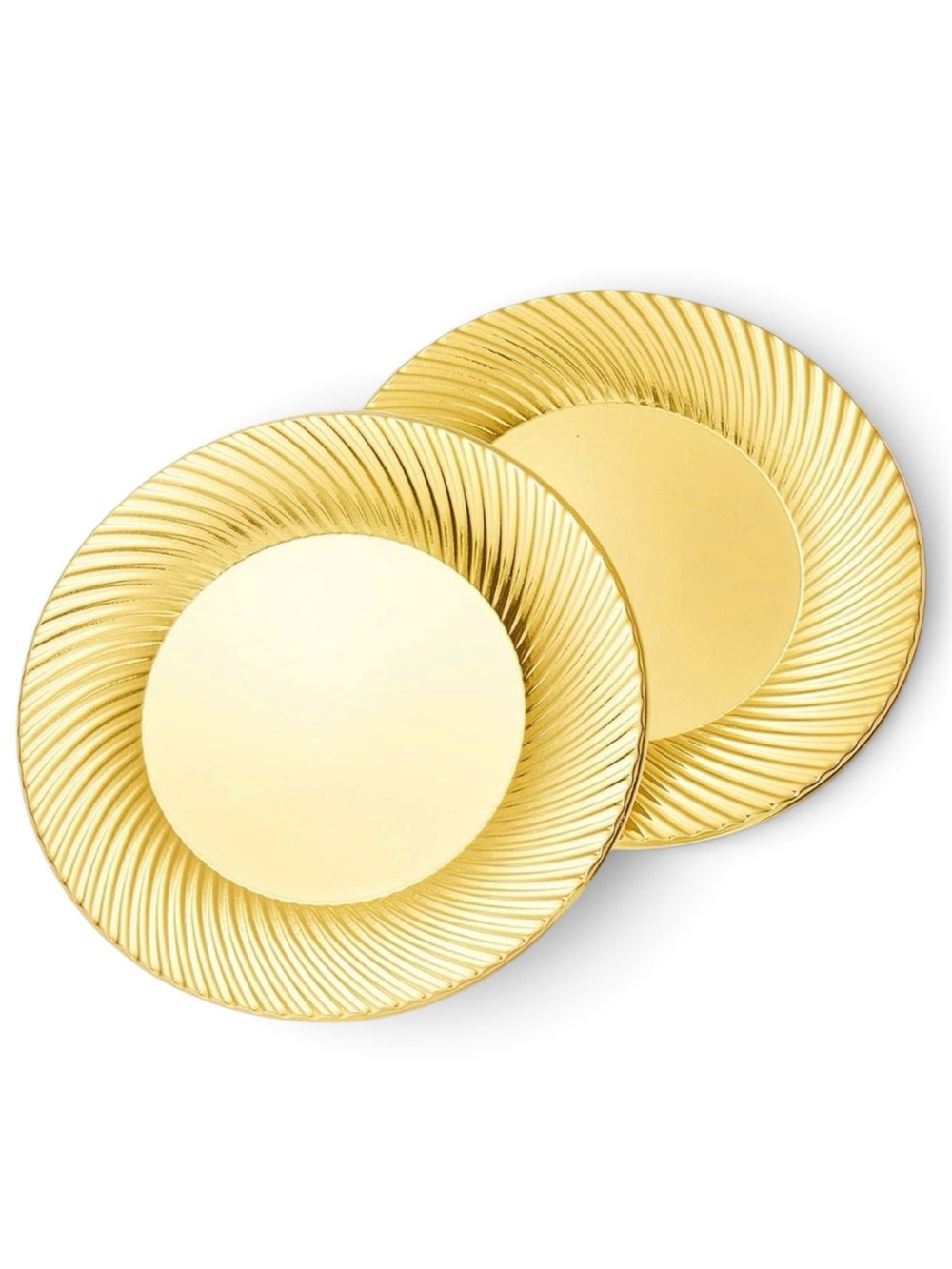N9R 60PCS Gold Disposable Heavy Duty Plastic Cake & Dessert Plates & Gold Forks - Picture 3 of 4